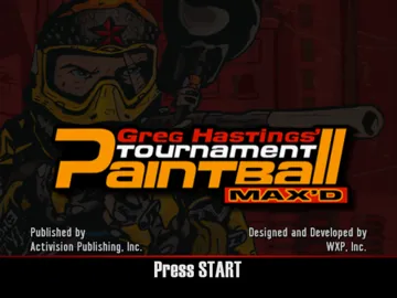 Greg Hastings' Tournament Paintball Max'd screen shot title